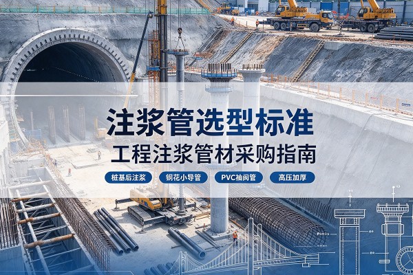 福州注浆管选型标准