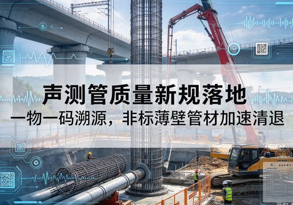 福州声测管质量新规落地，一物一码溯源，非标薄壁管材加速清退