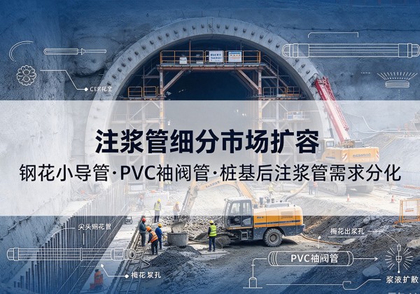 福州注浆管细分市场扩容，隧道钢花小导管、PVC 袖阀管、桩基后注浆管需求分化